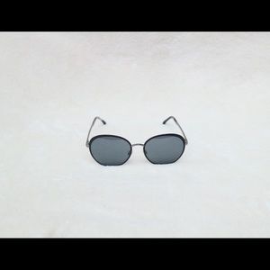 Chanel Gunmetal Black Dark Grey Mirror Sunglasses